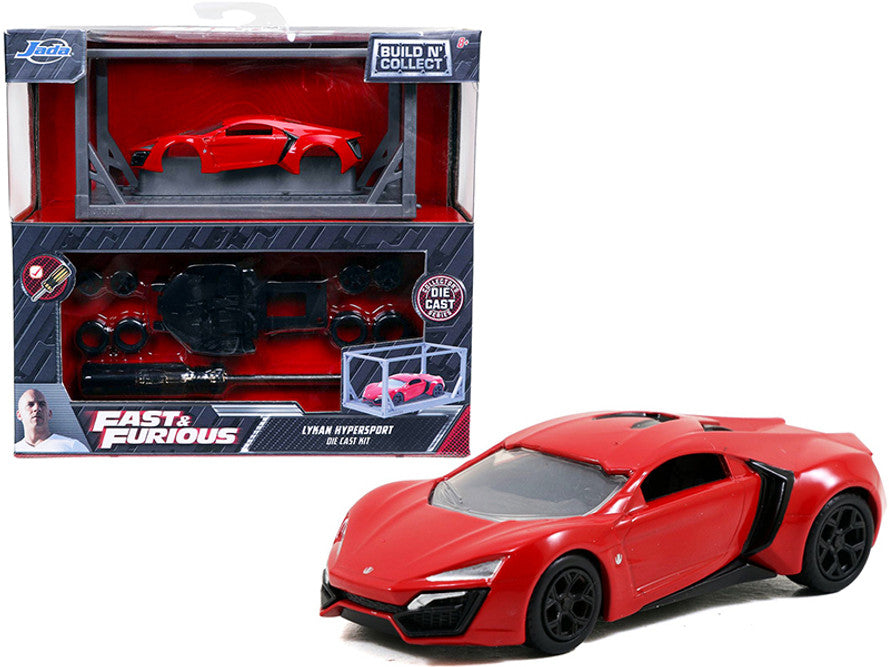 Lykan Hypersport Build N' Collect Die-cast Model Kit, Fast &Furious - Jada 31289 - 1/55 Diecast Car