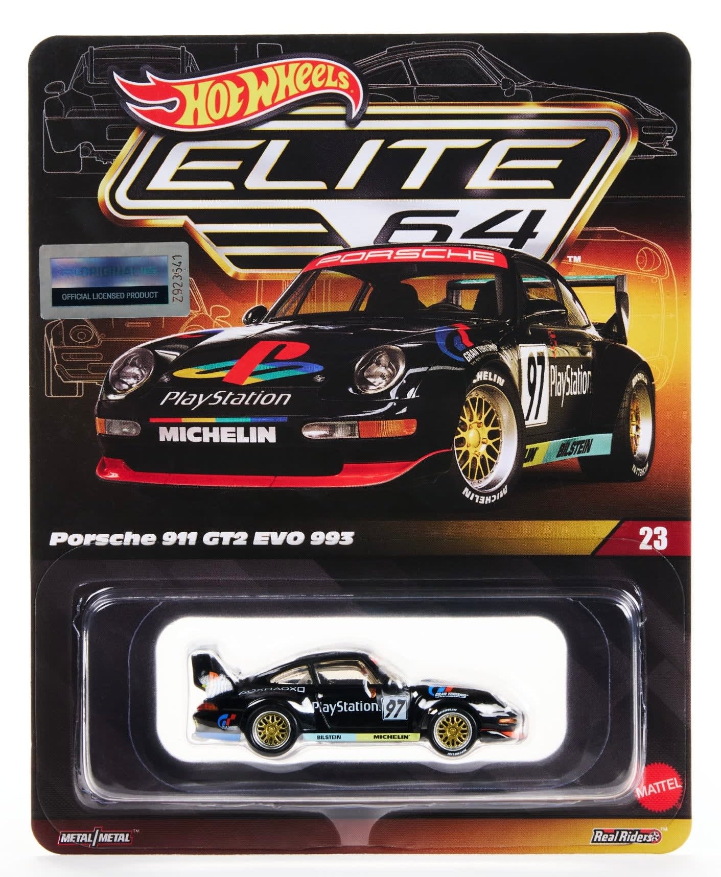 ホットウィール RLC エリート64 ポルシェ 911 GT2 EVO 993 Hot Wheels Elite 64 Porsche 911 GT2 EVO 993 – Torpedo Garage Diecast