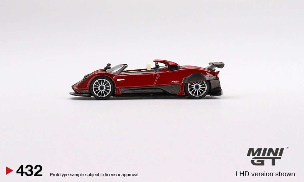 #432 - Mini GT - Pagani Zonda HP Barchetta Rosso Dubai