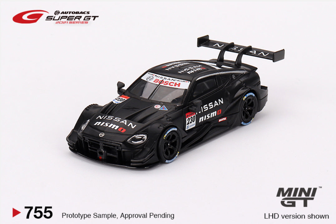 #755 - Mini GT 1:64 Super GT Series Nissan Z GT500 #230 2021 NISMO Presentation – Japan Exclusives