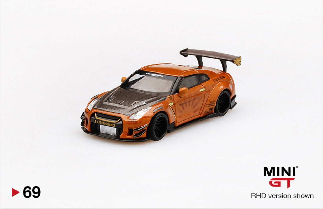 #69 - LB★WORKS Nissan GT-R (R35) Metallic Brown