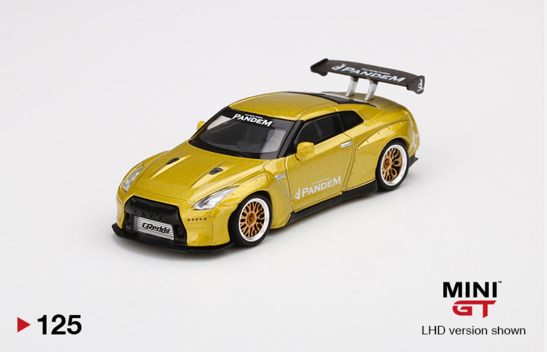 #125 - Pandem Nissan GT-R (R35) GT Wing Cosmopolitan Yellow #125
