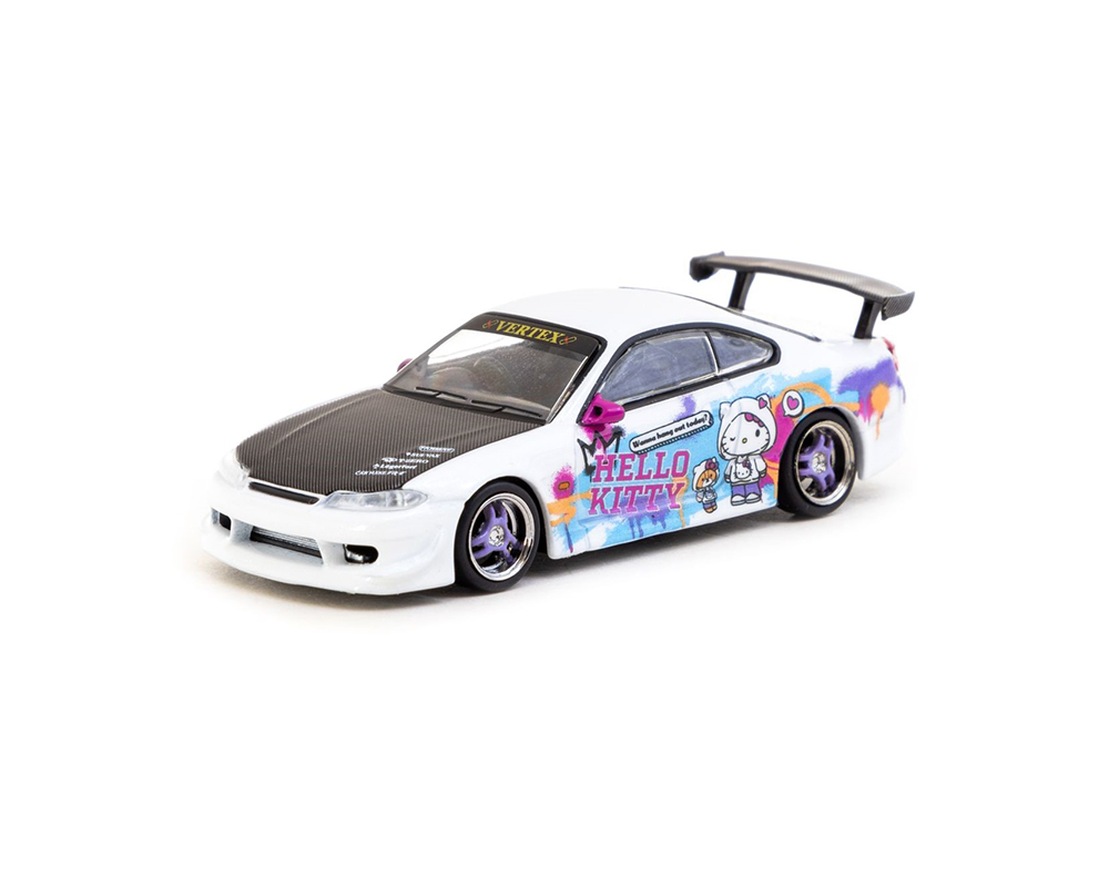 Tarmac Works 1:64 Vertex Nissan Silvia S15 Hello Kitty Special Limited Edition – Indonesia Exclusives