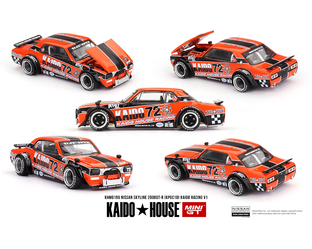 #195 - Kaido House x Mini GT 1:64 Nissan Skyline 2000GT-R (KPGC10) Kaido Racing V1