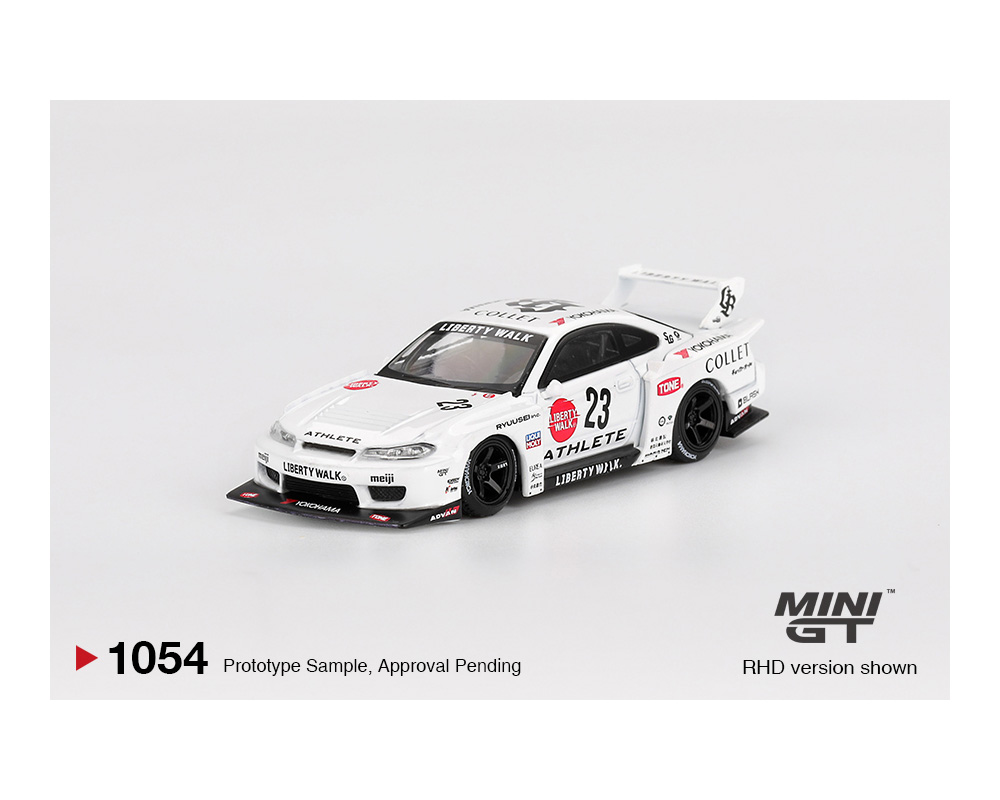 #1054 - Mini GT 1:64 Nissan LB-Super Silhouette S15 SILVIA ATHLETE – White