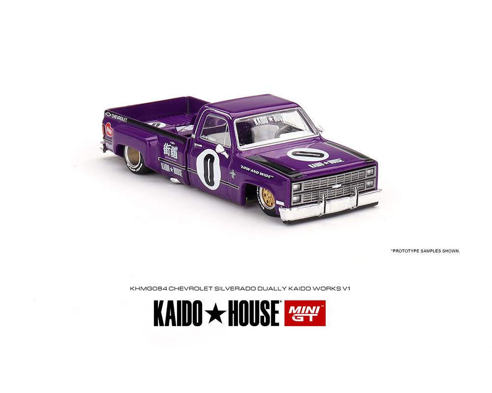 #084 - Kaido House x Mini GT 1:64 Chevrolet Silverado Dually KAIDO V1
