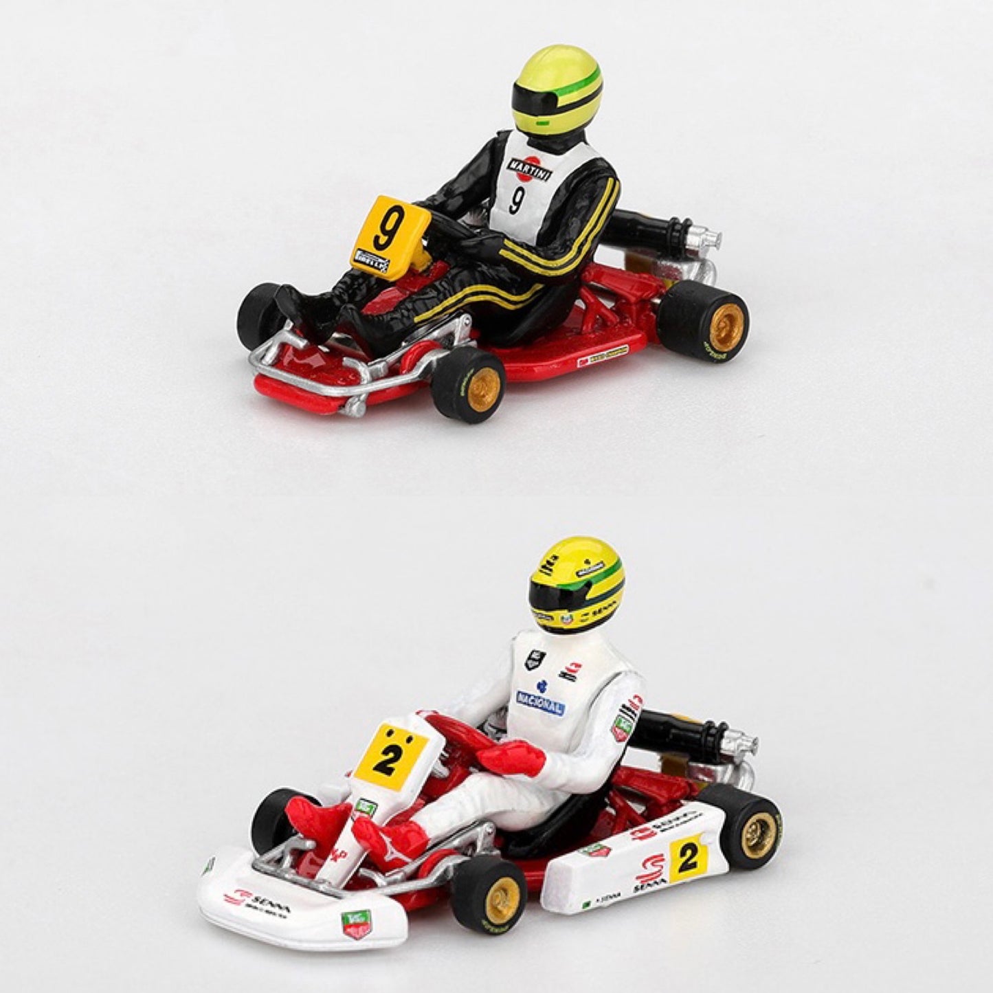 #1155 & #1156 - (Preorder) Mini GT 1:64 Senna Karts - *Limit of 2 sets per order