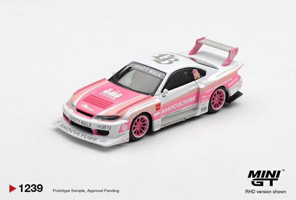 1239 - (Preorder) Mini GT 1:64 Nissan Silvia (S15) LB-Super