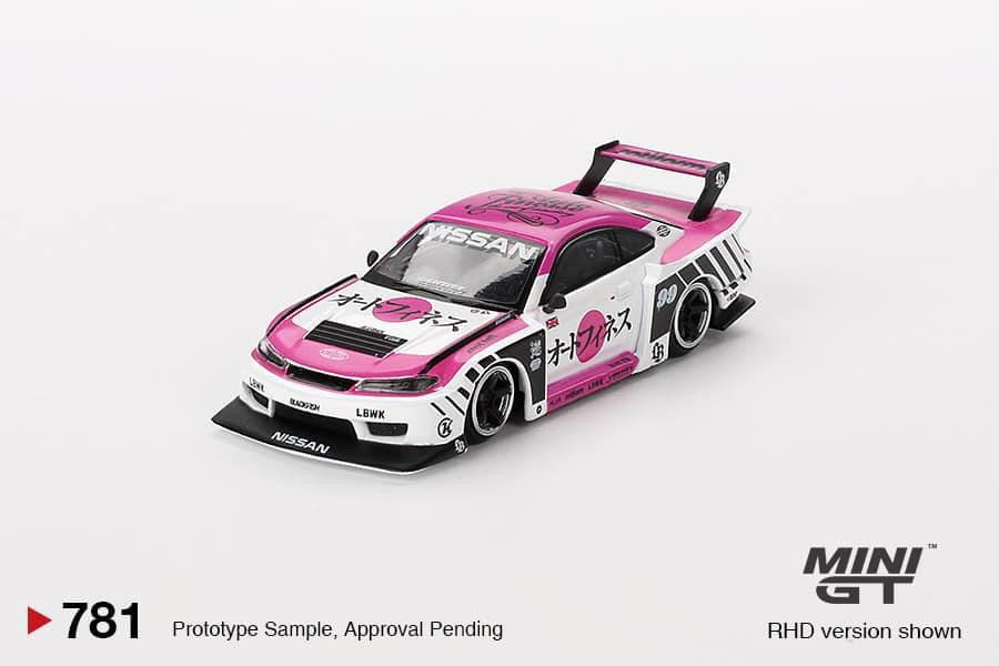 #781 - Mini GT 1:64 Nissan LB-Super Silhouette S15 SILVIA Auto Finesse SEMA 2023 – Mijo Exclusives
