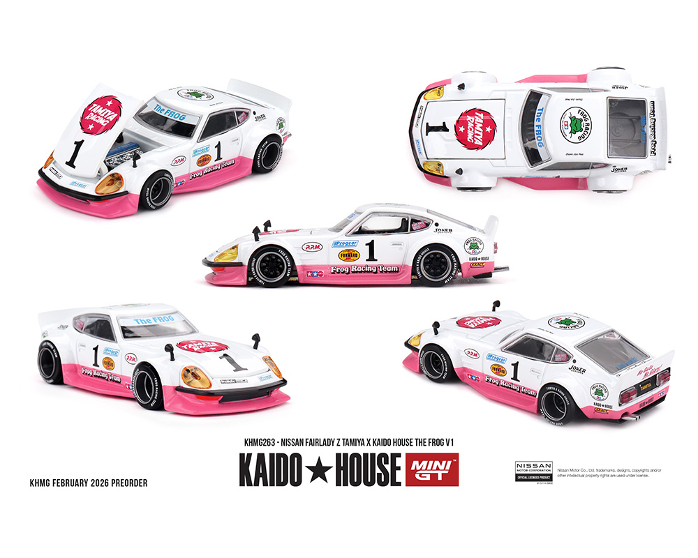 【TOMO1114】 263 - Kaido House x Mini GT 1:64 Nissan Fairlady Z Tamiya x Kaido