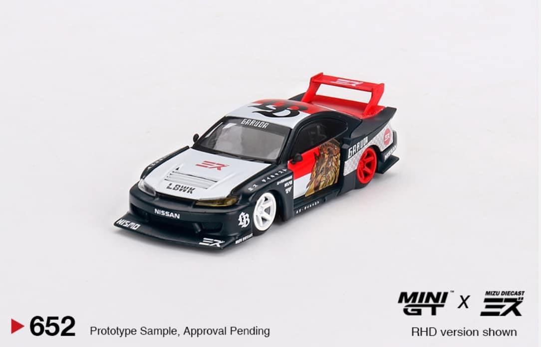 #652 - LB-Super Silhouette Nissan SILVIA (S15)“GARUDA” MINI GT x MIZU Diecast