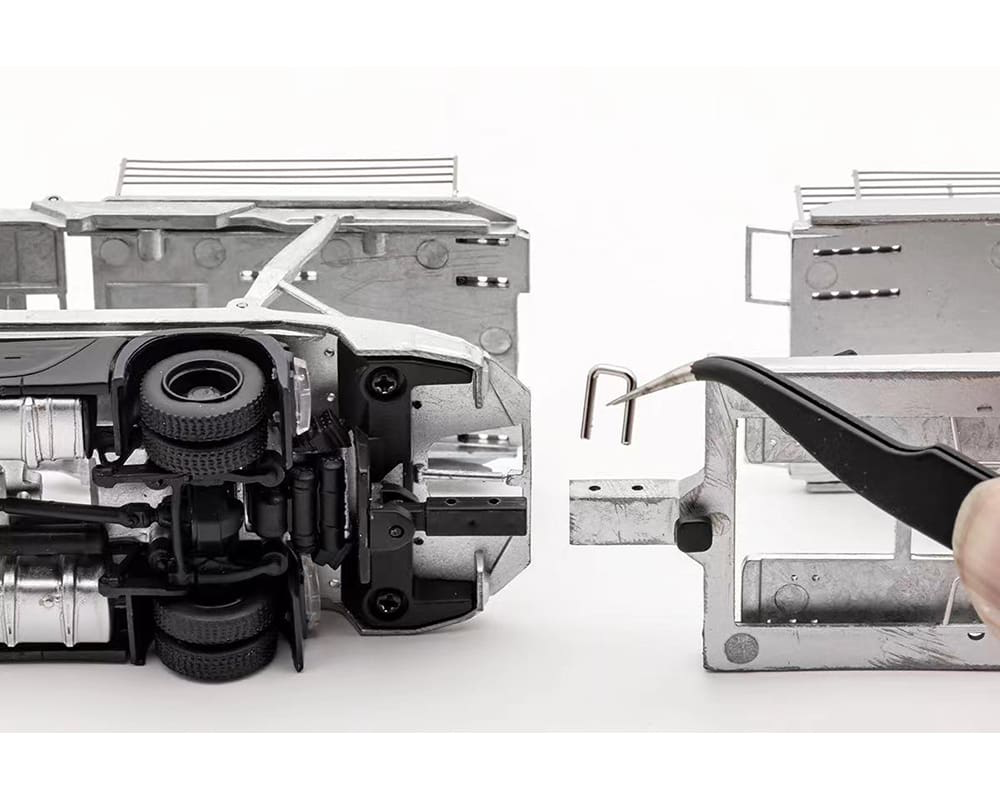 #403 - GCD 1:64 Mercedes-Benz Actros Auto Transporter – Black