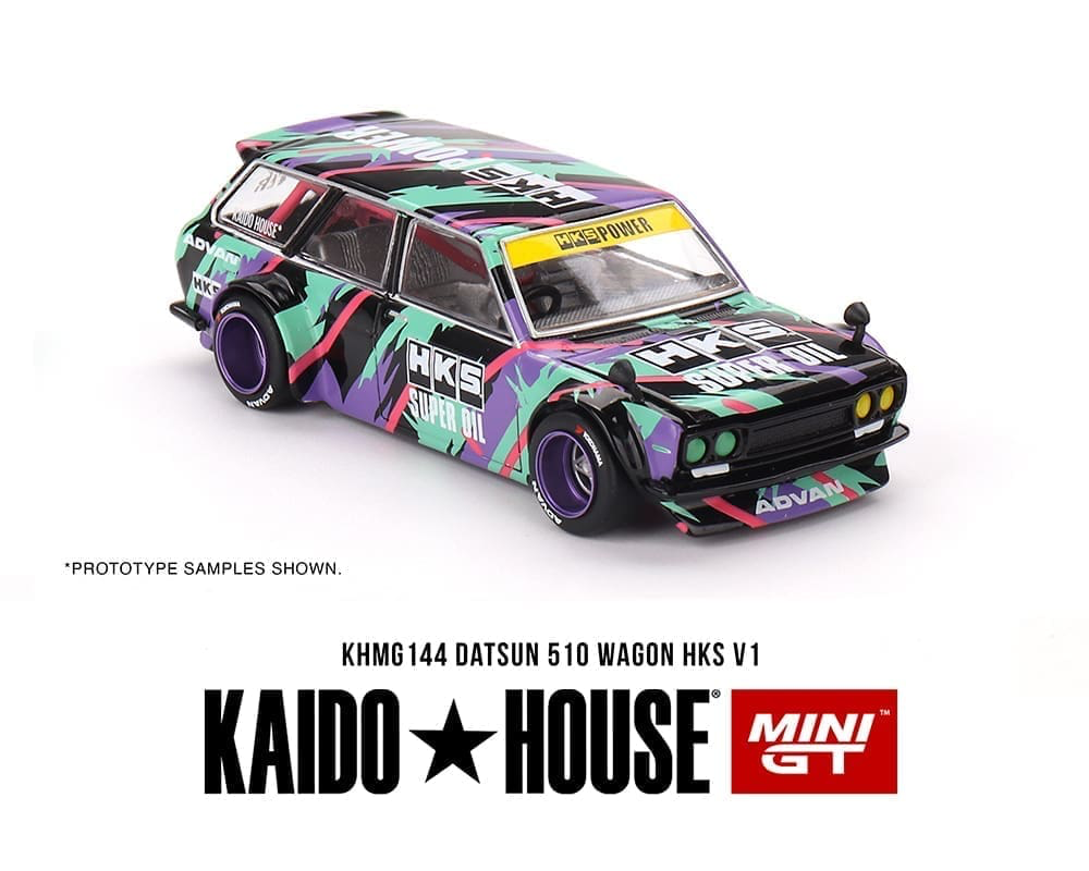 #144 - Kaido House x Mini GT 1:64 Datsun KAIDO 510 Wagon HKS V1