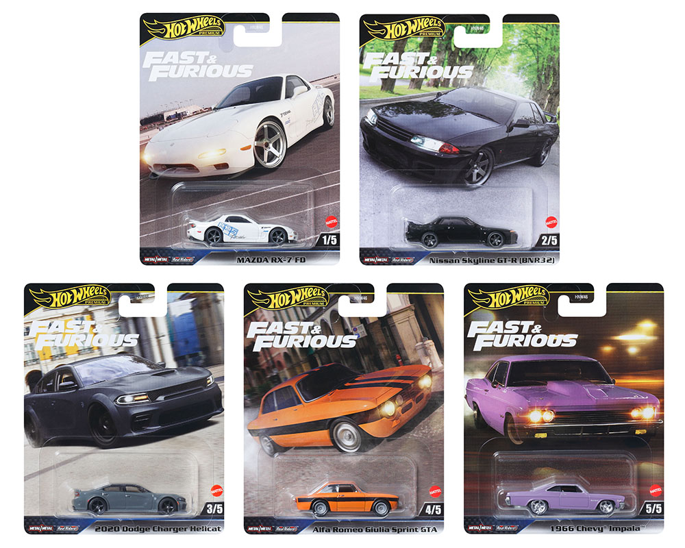 (Preorder) Hot Wheels 1:64 Fast & Furious Premium 2025 K