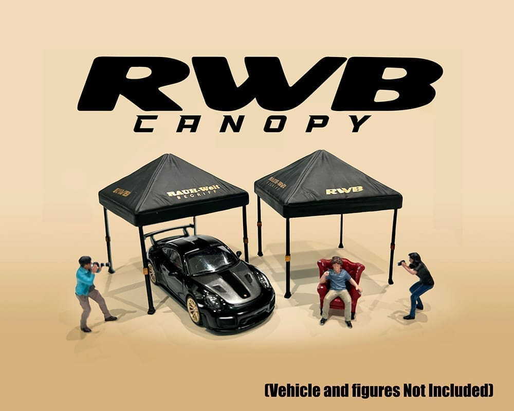 American Diorama RWB 1:64 Canopy – Black