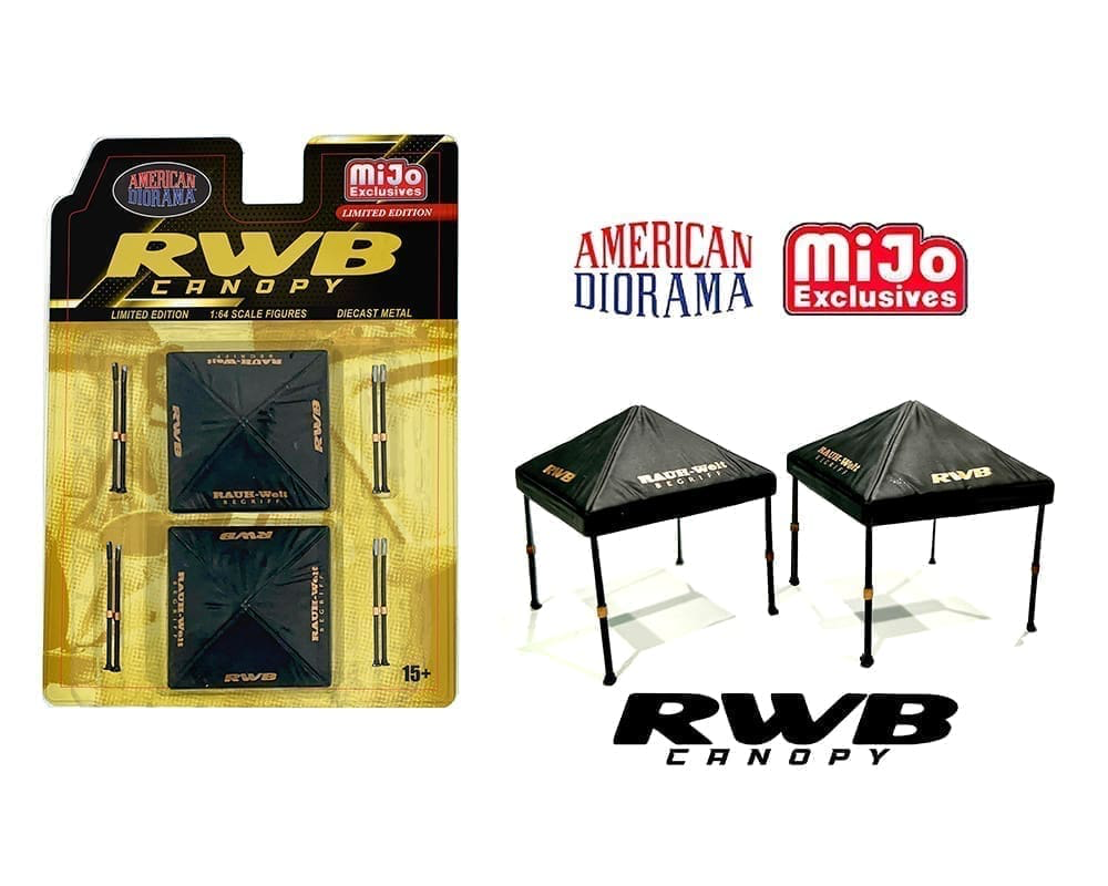 American Diorama RWB 1:64 Canopy – Black