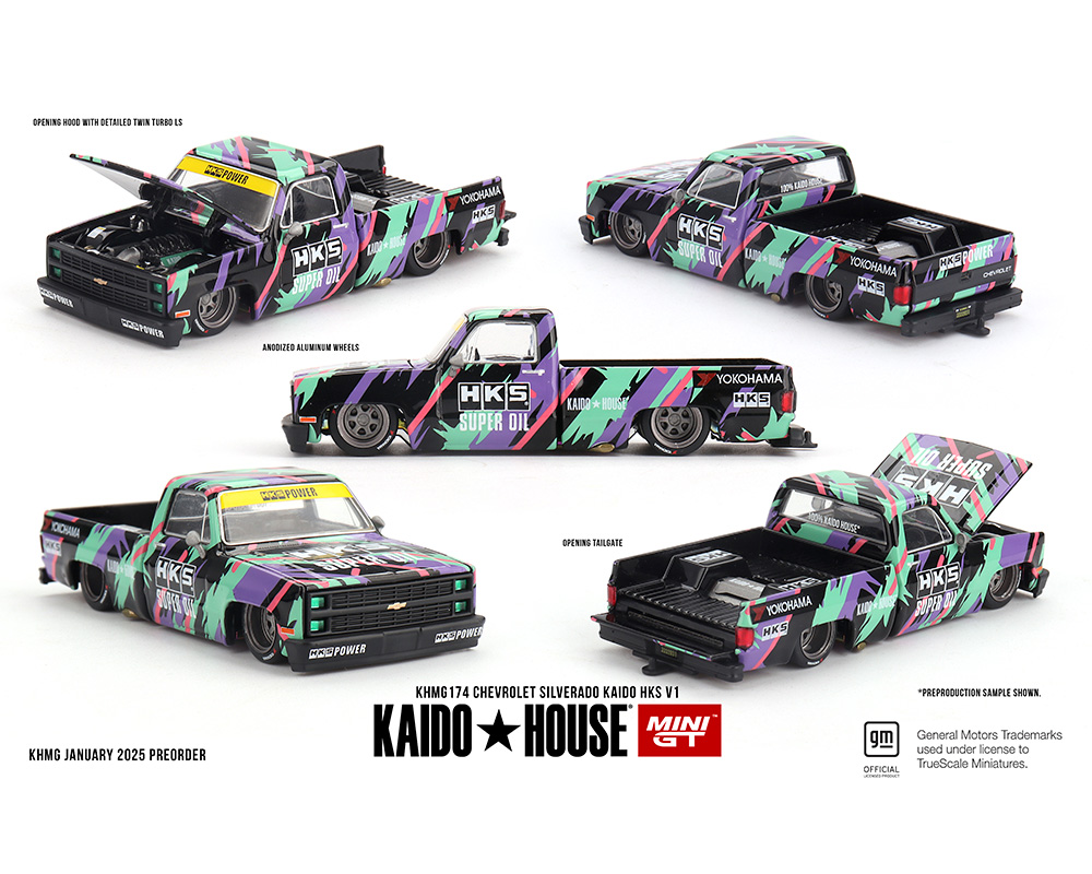 #174 - Kaido House x Mini GT 1:64 Chevrolet Silverado Kaido HKS V1