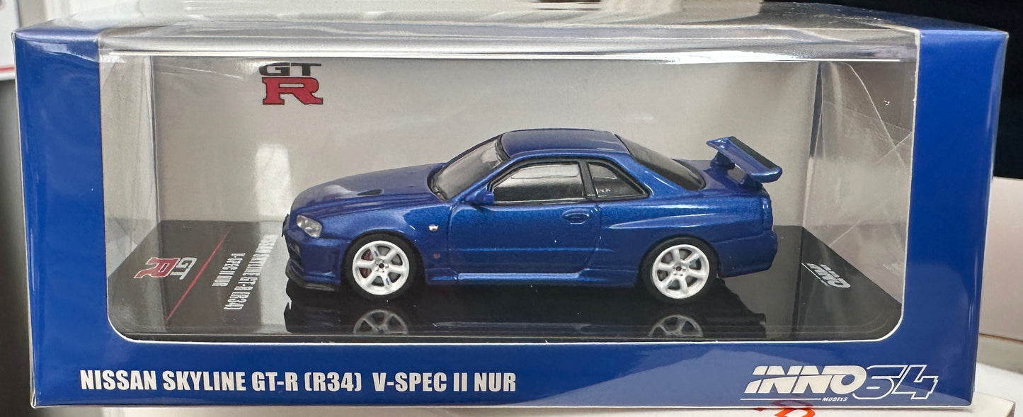 Inno64 Nissan Skyline GT-R R34 V-Spec II Nur