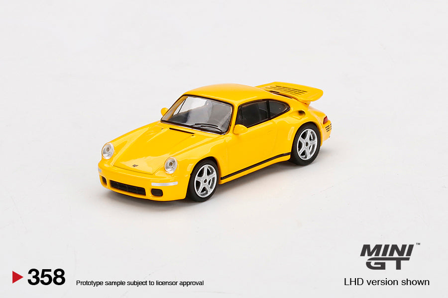 #358 - Mini GT 1:64 RUF CTR Anniversary (Blossom Yellow)