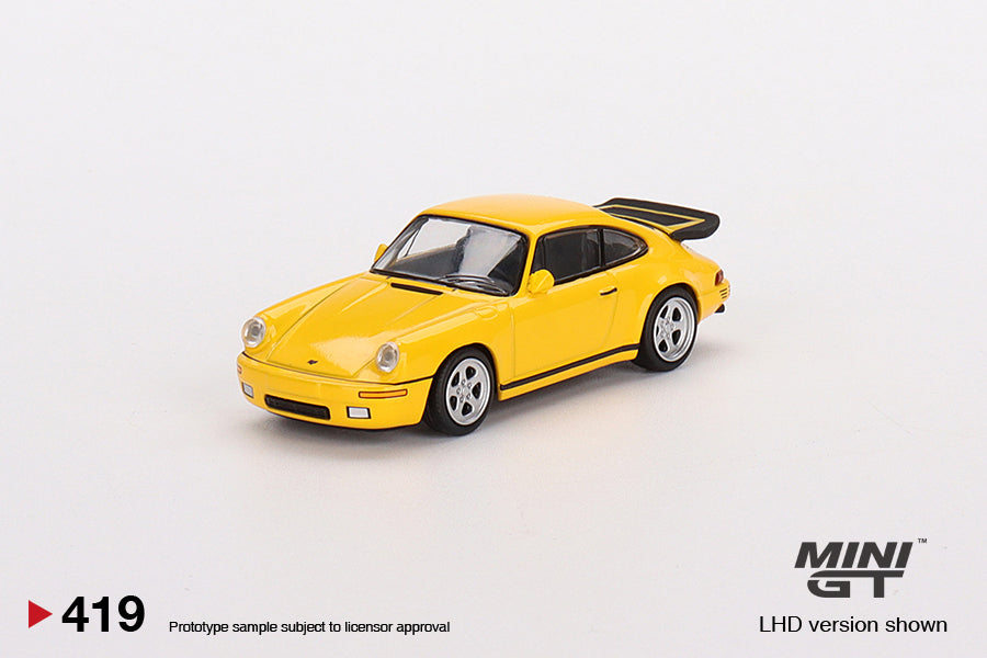 #419 - Mini GT 1:64 RUF CTR 1987 Blossom Yellow Limited Edition - MGT00419-MJ