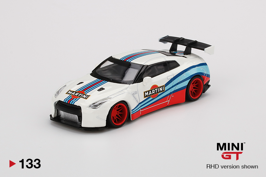 Mini GT LB WORKS Nissan GT-R (R35) Martini Racing – Torpedo Garage