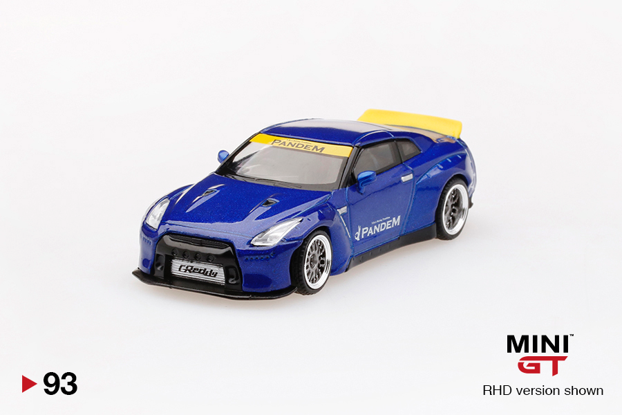 #093 - Mini GT Pandem Nissan GT-R (R35) Velocity Blue