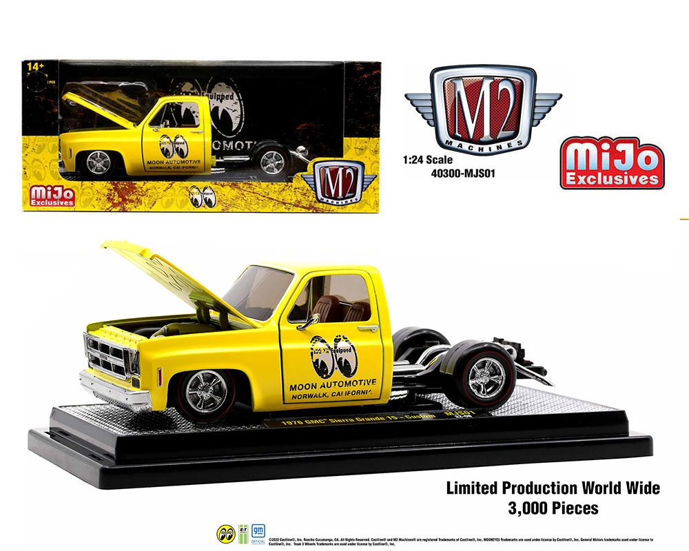 M2 Machines 1:24 Mooneyes Bedless Square Body