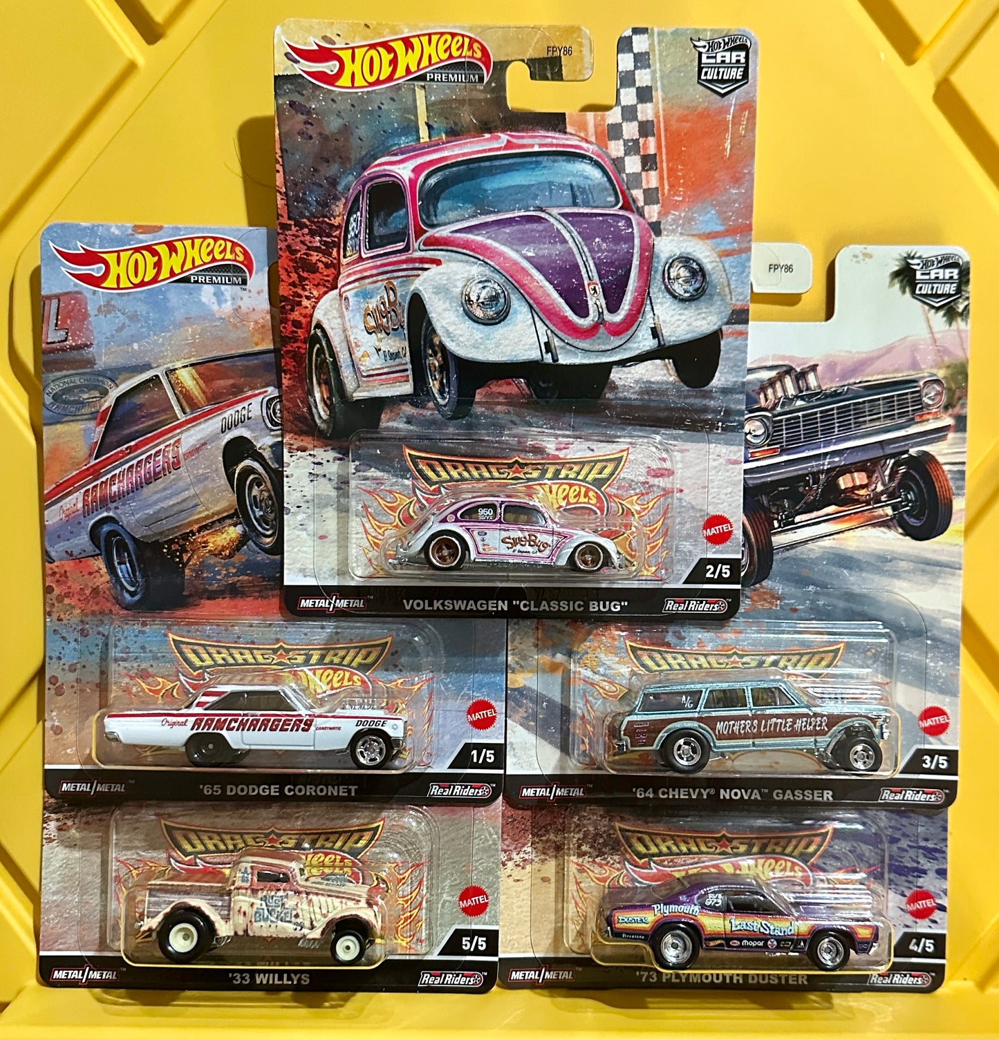Hot Wheels Drag Strip Demons Set