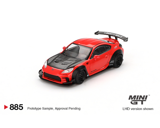 #885 - Mini GT 1:64 Toyota GR86 LB★Nation – Red