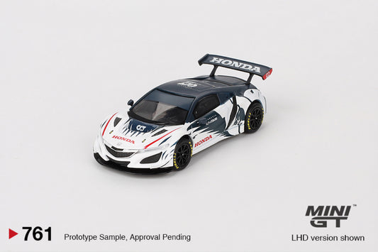(Preorder) Mini GT 1:64 Honda NSX GT3 EVO AlphaTauri Yuki Tsunoda 2023 Red Bull Formula Nurburgring – MiJo Exclusives