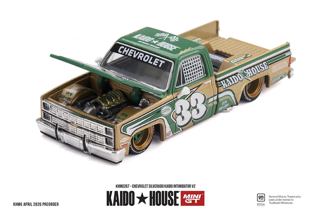 #267 - Kaido House x Mini GT Chevrolet Silverado Kaido Intimidator V2 – Beige