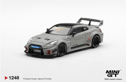 #1248 - Mini GT 1:64 NISSAN LB-Silhouette WORKS GT 35GT-RR Ver.1 – Matt Grey