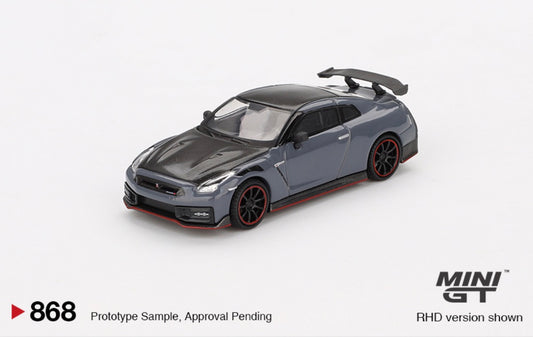 #868 - Mini GT 1:64 Nissan GT-R Nismo 2024 NISMO – Stealth Gray