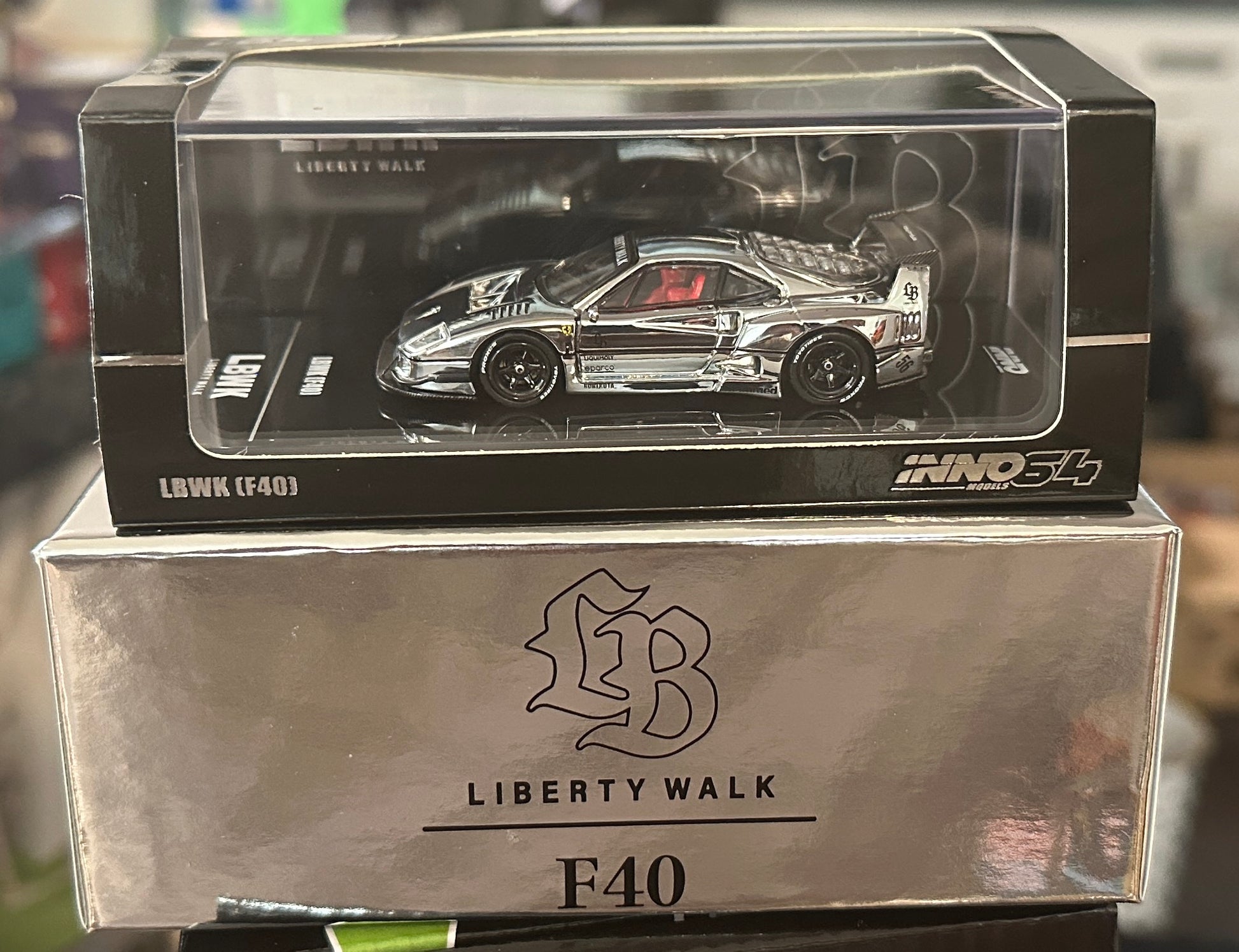 Inno64 1:64 LBWK F40 Chrome HEC Hobby Expo China Exclusive – Torpedo ...