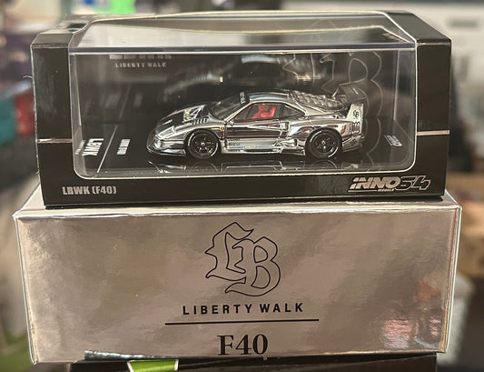 Inno64 1:64 LBWK F40 Chrome HEC Hobby Expo China Exclusive