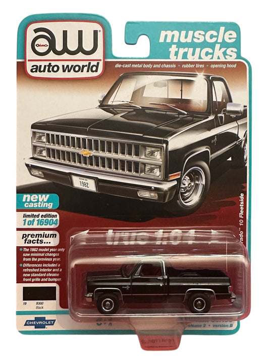 Auto World 1982 Chevrolet Silverado 10 - Black