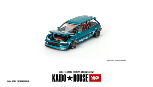 (Preorder) Kaido House x Mini GT 1:64 - Honda Civic EF V1