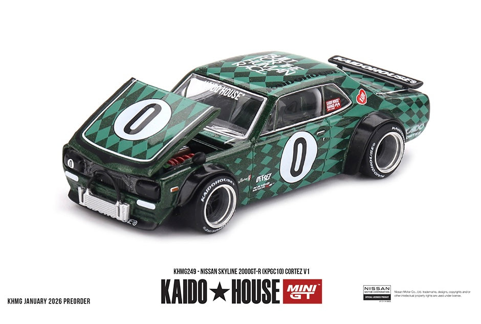 #249 - Kaido House x Mini GT 1:64 Nissan Skyline 2000GT-R (KPGC10) Cortez V1