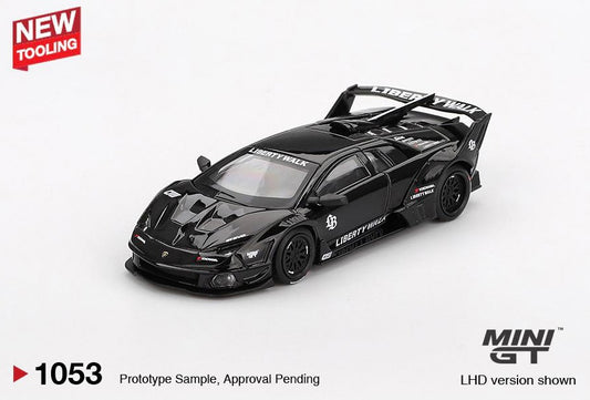 #1053 - Mini GT 1:64 Lamborghini LB-Silhouette WORKS MURCIELAGO GT- Evo Black
