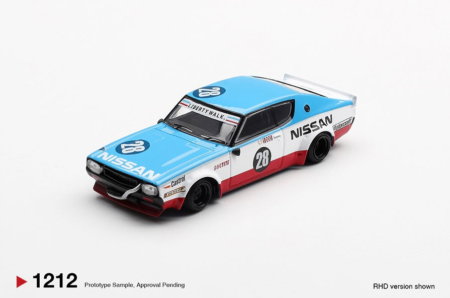 #1212 - Mini GT 1:64 Nissan Skyline Kenmeri Liberty Walk Nissan Racing ’75 concept