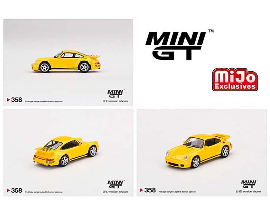 Mini GT 1:64 RUF CTR Anniversary (Blossom Yellow)