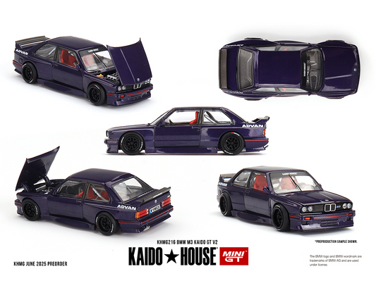 #216 - Kaido House x Mini GT 1:64 BMW M3 Kaido GT V2- Purple