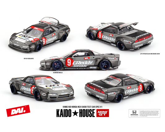 #190 - Kaido House x Mini GT 1:64 Honda NSX Kaido Test Car Spec V1