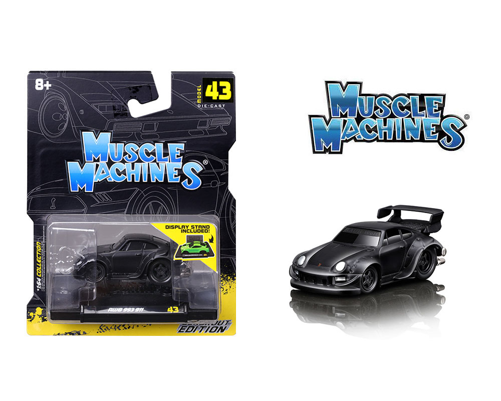 Muscle Machines 1:64 RWB 993 911 – Blackout Edition – Series 8 #43