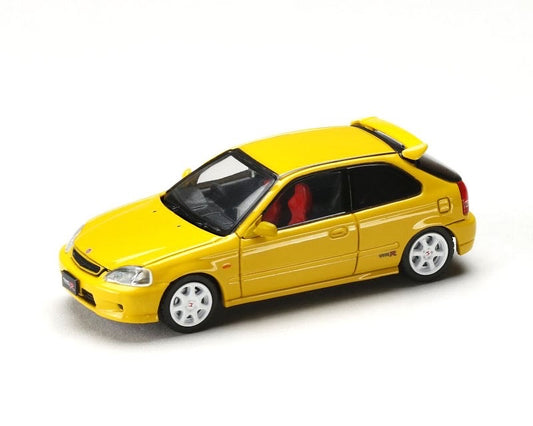 Hobby Japan 1:64 Honda Civic Type R (EK9) – Sunlight Yellow – JDM64