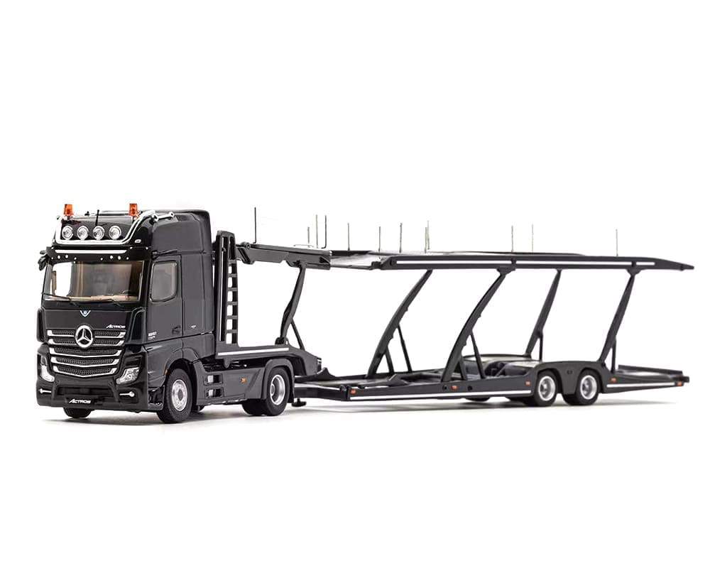 GCD 1:64 Mercedes-Benz Actros Auto Transporter – Black