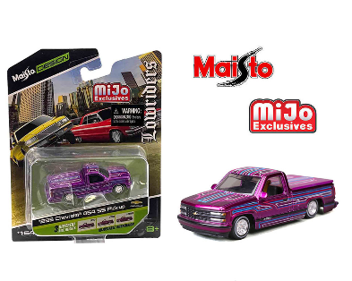 Maisto 1:64 1992 Chevrolet 454 SS Lowriders – Candy Pink – Design Lowriders