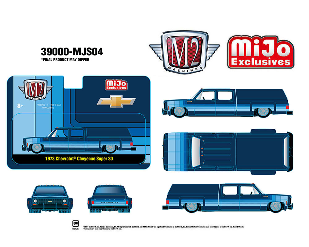 (Preorder) M2 Machines 1:64 1973 Chevrolet Cheyenne Super 30 Dually with Camper Shell – Blue


*Due in March of 2025.  If you can’t wait, don’t order from us.