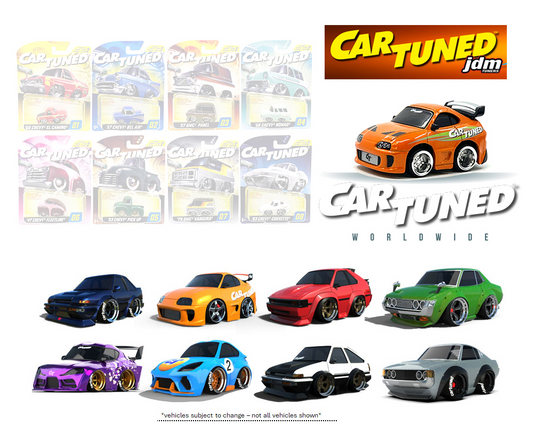 CarTuned 1:64 Series 1 JDM Tuners Assortment - Sealed Case of 8 pieces