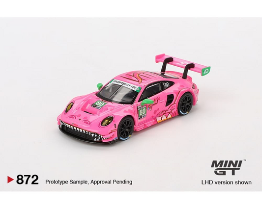 #872 - Mini GT 1:64 Porsche 911 GT3 R #80 AO Racing 2023 IMSA VIRginia Roxy